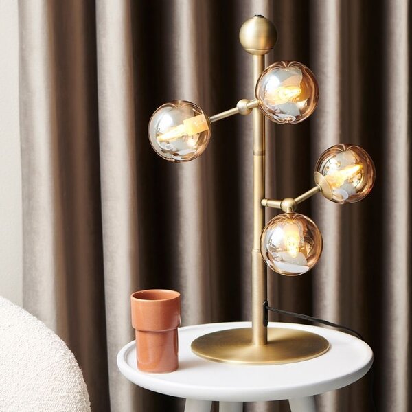 Halo Design Skleněná stolní lampa Atom