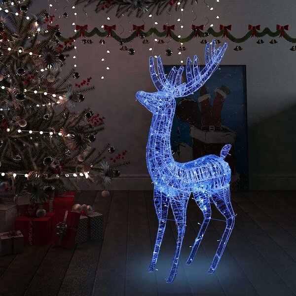 VidaXL XXL Akrylový vánoční sob 250 LED 180 cm světlo [329785] Barva: Teplá bílá