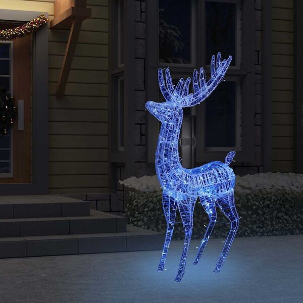 VidaXL XXL Akrylový vánoční sob 250 LED 180 cm světlo [329785] Barva: Teplá bílá