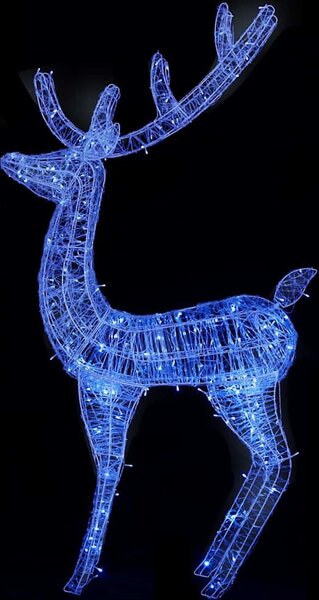 VidaXL XXL Akrylový vánoční sob 250 LED 180 cm světlo [329785] Barva: Teplá bílá