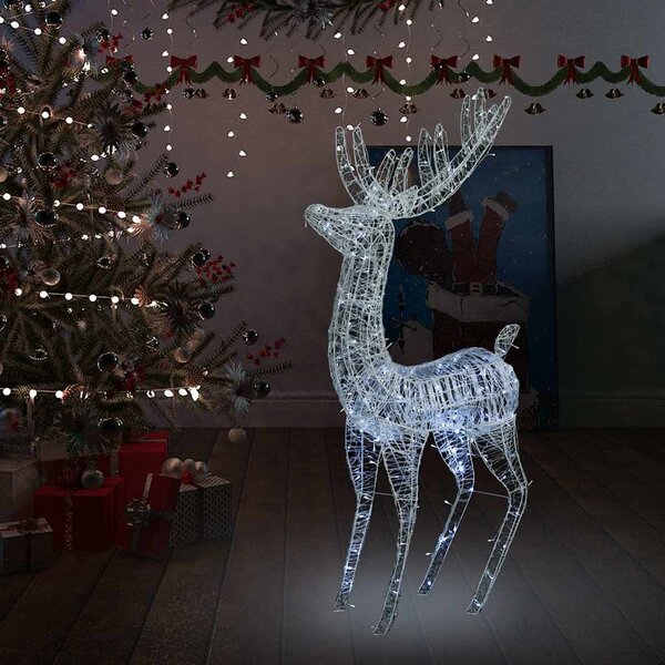 VidaXL XXL Akrylový vánoční sob 250 LED 180 cm světlo [329785] Barva: Teplá bílá