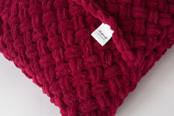 Povlak Knittingly bordó Mikropolyester 40/40