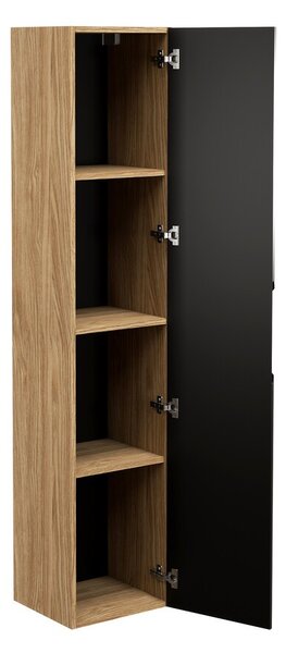 Comad Koupelnová sestava Luxor Black 90 cm s umyvadlem a skříňkami černá/dub olejovaný