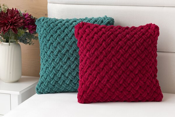 Povlak Knittingly bordó Mikropolyester 40/40