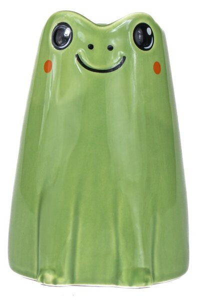Zelená keramická váza (výška 10 cm) Frog Mini – Sass & Belle