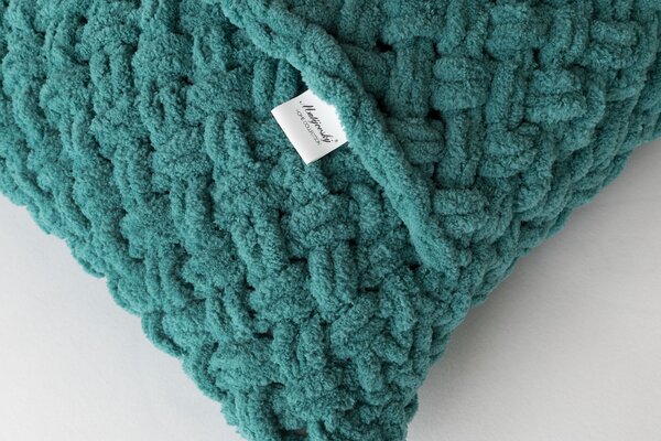 Povlak Knittingly petrolejový Mikropolyester 40/40