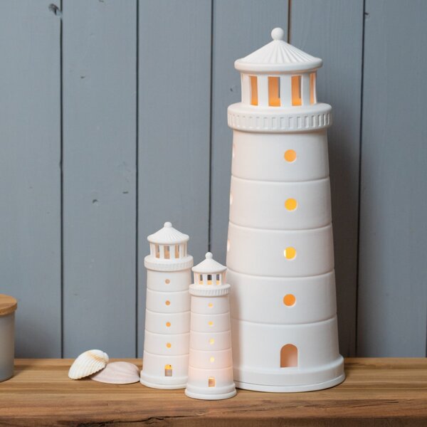 Porcelánová lucerna Lighthouse 18 cm