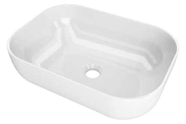 BPS-koupelny Deskové keramické umyvadlo CSO 45-32 (45,5x32,5x13,5 cm)