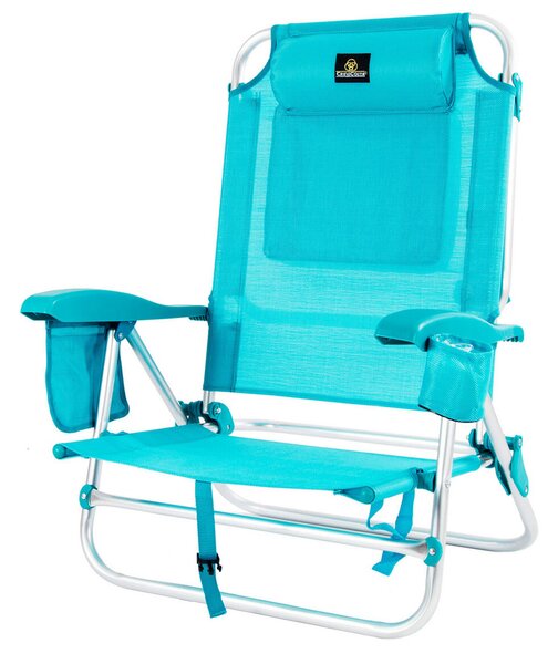 Skládací židle s chladičem, 55 x 24 x 63 cm Tyrkysová