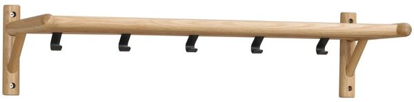 Dubový nástěnný věšák ROWICO MILFORD II. 80 cm