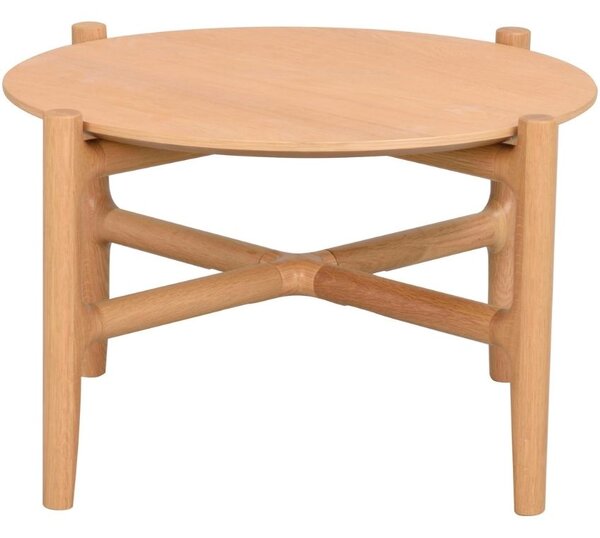 Dubový konferenční stolek ROWICO HOLTON 55 cm