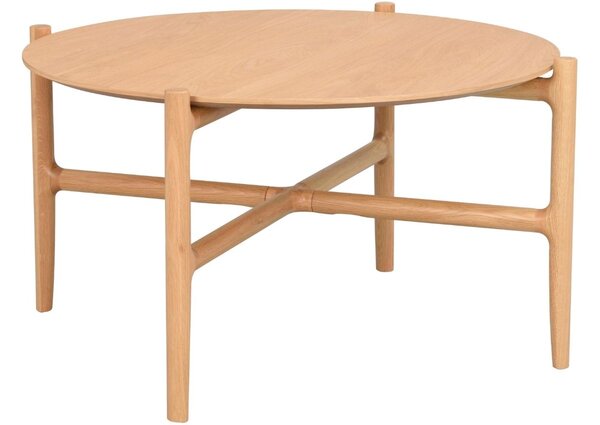 Dubový konferenční stolek ROWICO HOLTON 80 cm