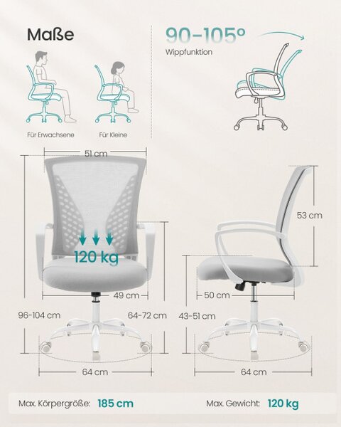Kancelářská židle OBN022GD01