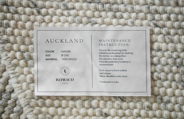 Béžový vlněný koberec ROWICO AUCKLAND 200 x 290 cm