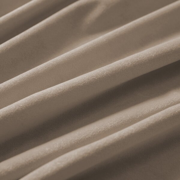 Biante Sametový oválný ubrus Velvet Premium SVP-042 Béžovohnědý 60x100 cm