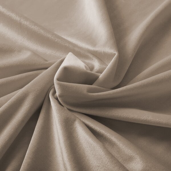 Biante Sametový oválný ubrus Velvet Premium SVP-042 Béžovohnědý 60x100 cm
