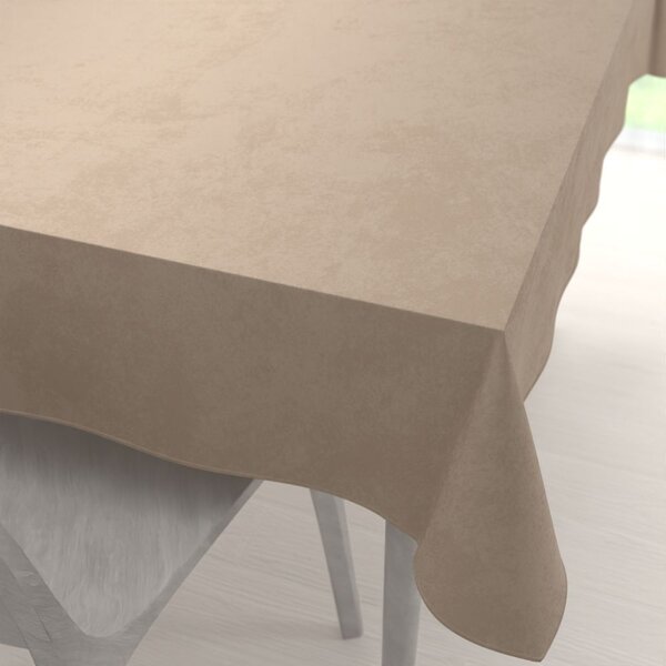 Biante Sametový obdélníkový ubrus Velvet Premium SVP-042 Béžovohnědý 80x120 cm