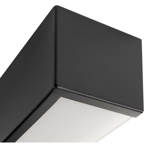 BIG WHITE SLV CHROMBO nástěnné svítidlo, čtvercové, 3000K, 8 W, fázově stmívatelné, 120°, černé 1008071