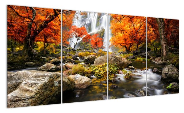 Podzimní krajina, obraz (160x80cm)