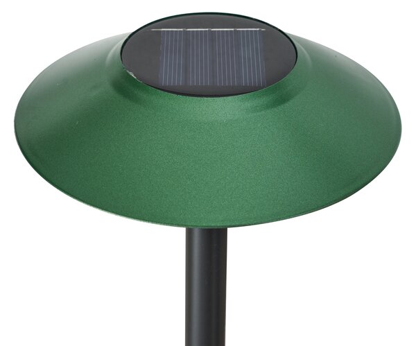 Sada 4 zelených bodových světel včetně LED IP44 solárních - Mushroom