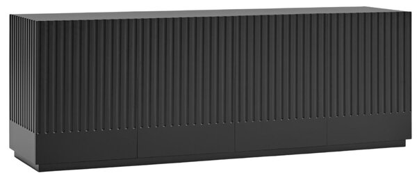 Černá lakovaná komoda Teulat Doric 198 x 48 cm