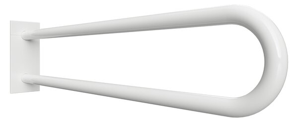 HELP: Podpěrné madlo ve tvaru U 900 mm, bílé, s krytkou - Bemeta 301707333