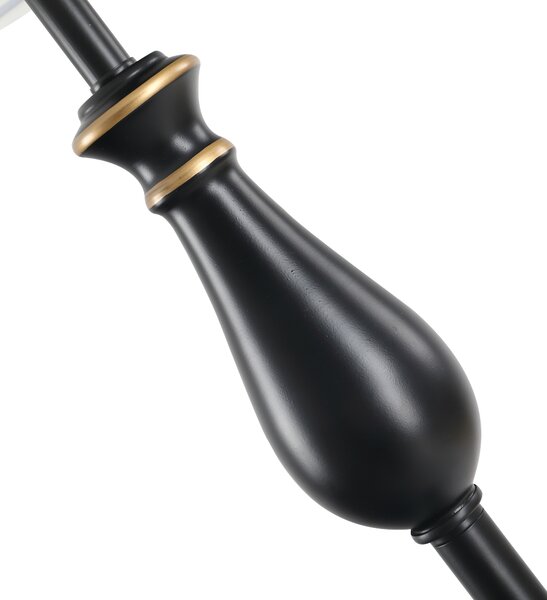 Sada lamp, 1 stojací a 2 stolní, černo-bílé B31-183