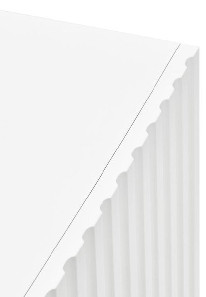Bílá lakovaná komoda Teulat Doric 198 x 48 cm