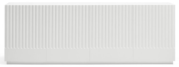 Bílá lakovaná komoda Teulat Doric 198 x 48 cm