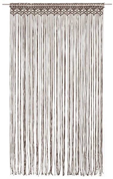 Macramé závěs taupe 140 x 240 cm bavlna