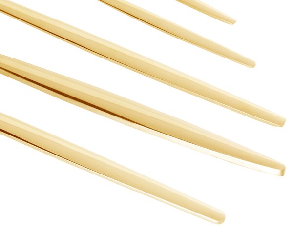 30dílná sada příborů RIGATONI Zlatá
