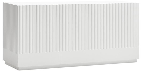 Bílá lakovaná komoda Teulat Doric 148 x 48 cm
