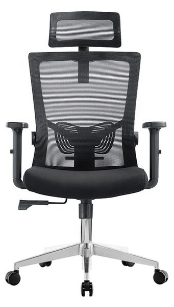 Kancelářská ergonomická židle Neoseat NOVELO — síť / látka, černá, nosnost 150 kg