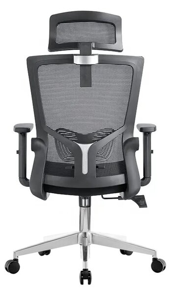 Kancelářská ergonomická židle Neoseat NOVELO — síť / látka, černá, nosnost 150 kg