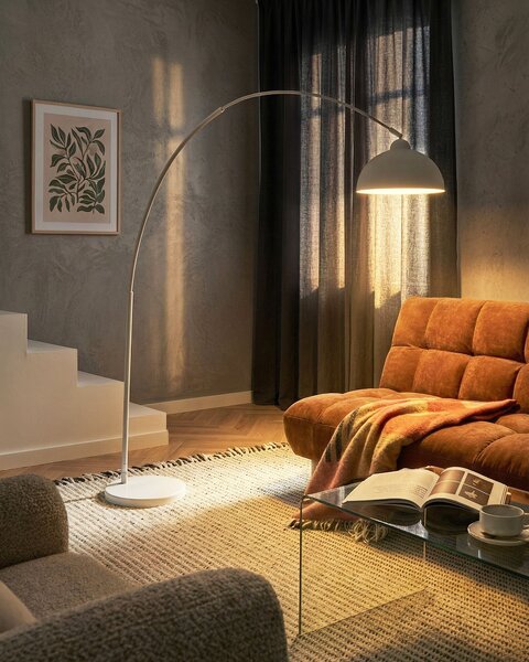 Stojací lampa CAGAYAN Kov Bílá