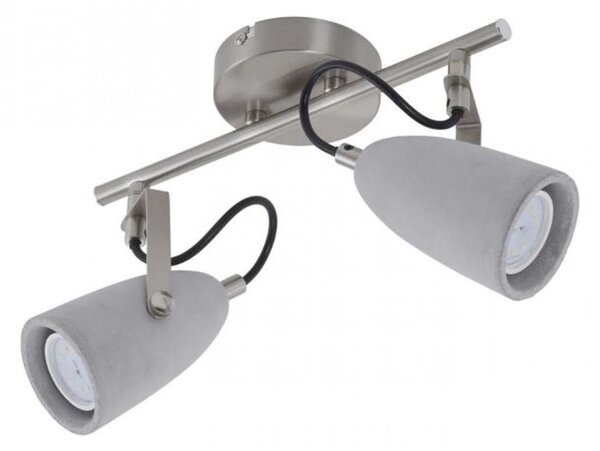Briloner 2529-022 - LED Bodové svítidlo THIMBLE 2xGU10/5W/230V beton