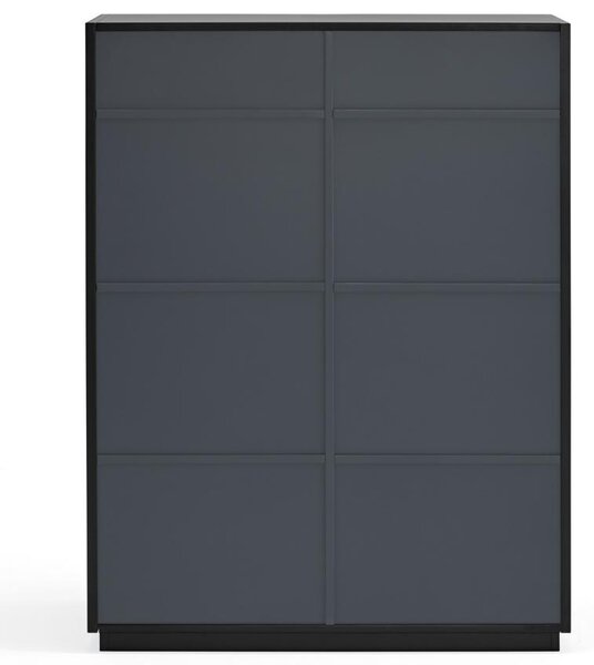 Černá lakovaná komoda Teulat Doric 91 x 48 cm