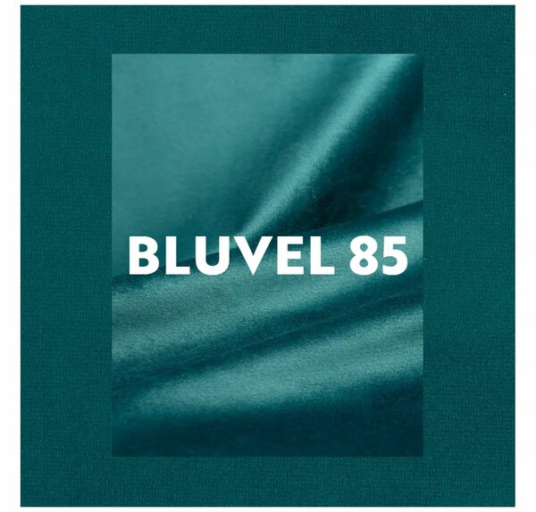 Křeslo TM-1 velvet, tyrkysová
