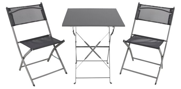 Linder Exclusiv Zahradní sestava BISTRO SET Šedý