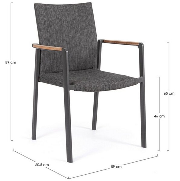 Bizzotto designové zahradní židle Jalisco