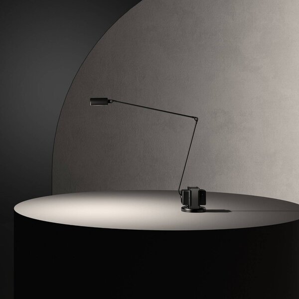 Lumina Stolní lampa Daphine LED 3 000K, černá, stmívatelný, Černá, Pracovna / kancelář, kov, Moderní