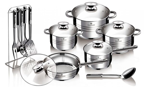 Sada nádobí nerez 17 ks Jumbo Gourmet Line