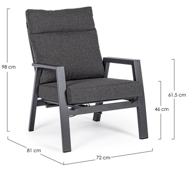 Bizzotto designová zahradní křesla Kledi Armchair