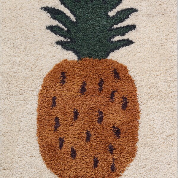 FERM LIVING Dětský koberec Fruiticana Pineapple