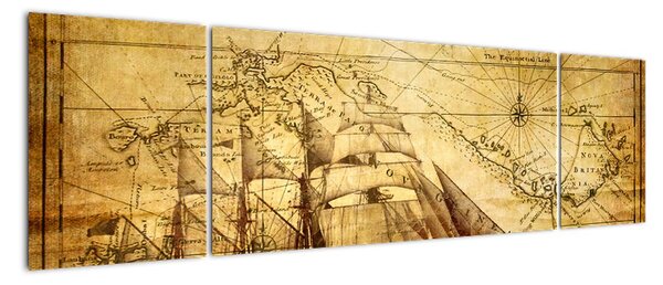 Obraz plachetnice (170x50cm)