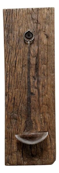 Dřevěný nástěnný svícen Grimaud Unit - 15*2*46 cm - Chic Antique