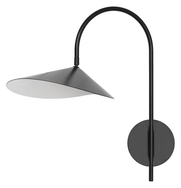 FERM LIVING Nástěnná lampa Arum Swivel, Black