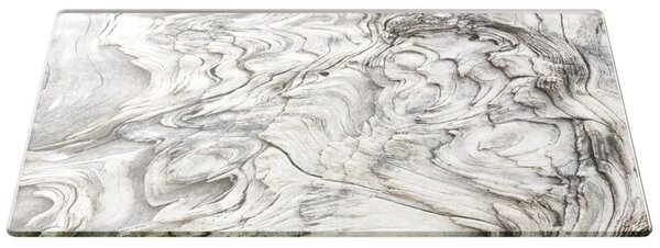 Skleněná krájecí deska ZKAMENĚLÉ DŘEVO 30 × 40 cm – kuchyňská deska, ochranná deska, skleněný tác, DK30x40_00111