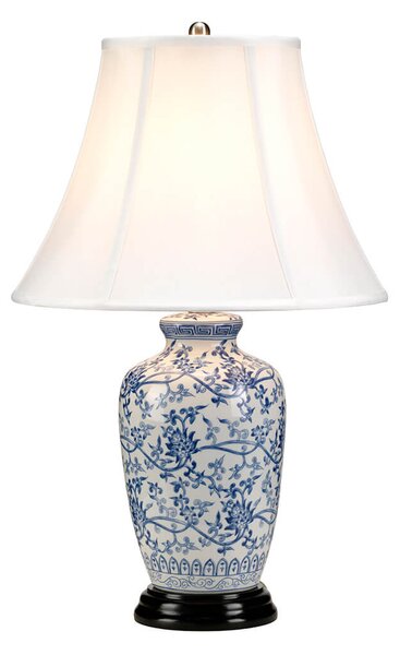 Stylová stolní lampa Elstead s čínským motivem