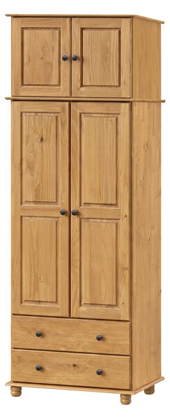 Skříň 2dveřová 8850VK vosk, kovové úchytky
